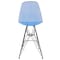 Leisuremod Cresco Acrylic Barstool - Modern ABS Plastic Counter Stool with Steel Legs & Footrest CRBL-30TBU - alternate 4