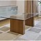 Fab Glass And Mirror Rectangle Glass, 3/8in Thick Beveled Tempered Radius Corners, 42in L x 72in W 42x72RECT10THBETE-T - alternate 4