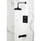 Kingston Brass Single-Handle Pressure Balanced Tub and Shower Faucet, Matte Black KB5890NDL - alternate 4