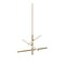 Afx Knoll - LED Pendant - 24in - Light Antique Brass KNOP24LAJUDLB - alternate 3
