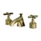 Kingston Brass Widespread Bathroom Faucet with Brass Pop-Up, Antique Brass KZ4463CHX - alternate 1