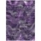 Homeroots 9' X 12' Purple Lavender And Gray Abstract Washable Indoor Outdoor Area Rug 587150 - alternate 4