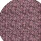 Homeroots 8' Merlot Mauve And Ivory Round Floral Washable Indoor Outdoor Area Rug 581902 - alternate 3