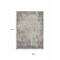 Homeroots 9' X 12' Taupe And Ivory Abstract Washable Indoor Outdoor Area Rug 612374 - alternate 4
