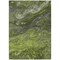 Homeroots 5' X 8' Olive Green And Lime Green Abstract Washable Indoor Outdoor Area Rug 577830 - alternate 5