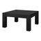 Homeroots 34" Black Wood Square Coffee Table 520923 - alternate 5