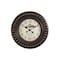 Monarch Specialties Clocks, 20'' Round, Wall Clock, Antique Brown, Transitional I 9046 - alternate 2