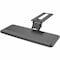 Lorell Universal Keyboard Tray, 5" Height x 10.9" Width, Black 99543 - alternate 2