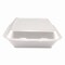 Plastifar Foam Hinged Lid Containers, 3-Compartment, 7.56 x 8.25 x 2.38, White, Foam, 200PK 12109 - alternate 3