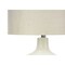 Homeroots 25" Cream Ceramic Gourd Table Lamp With Cream Drum Shade 545797 - alternate 3
