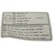 John Deere LABEL, JOHN DEERE OEM 4409540  4409540 - alternate 1
