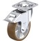 Blickle Swivel Plate Caster, PU, 6", Brake LEH-ALB 150K-14-FI - alternate 1