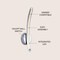Jonathan Y Roxanna 17.7" Dimmable Integrated LED Metal Sconce, Chrome JYL7010A - alternate 5