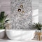 Apollo Tile Wooden Gray 12x12 Glass Marble Polished Floor and Wall Mosaic Tile 4.92 sqft/case, 5PK APLBL8803WGA - alternate 8
