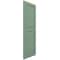 Ekena Millwork True Fit PVC, Two Equal Raised Panel Shutters, Track Green, 18W x 32H, PR TFP101RPF18X032TG - alternate 10
