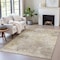 Homeroots 5' X 8' Tan And Beige Abstract Washable Indoor Outdoor Area Rug 630892 - alternate 3