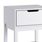 Flash Furniture Dallas Wooden Night Stand, Bedroom Side Table with Storage Drawer and Shelf for Kids in White MG-9007-1-NS-WH-GG - alternate 5