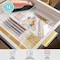 Martha Stewart Brody Set of 3 Stack and Slide Plastic Tray Office Desktop Organizers, 1-Small, 1-Medium, 1-Large BE-PB3317-3-CLR-MS - alternate 5