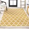 Jonathan Y Trebol Moroccan Trellis Textured Weave Yellow/Cream 9 ft. x 12 ft. Indoor/Outdoor Area Rug SMB109F-9 - alternate 4