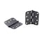 Global Door Controls 4 in. x 4 in. Matte Black Plain Bearing Steel Hinge with 5/8 in. Radius, PK2 CP4040-5/8-US19 - alternate 3