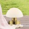 Jonathan Y Zoe 5.75" Modern Minimalist Iron Rechargeable Integrated Portable LED Table Lamp, Brass Gold/White JYL7113C - alternate 8