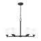 Z-Lite Oren 6-Light Chandelier, 32 in W, Matte Black 7004-6MB - alternate 1
