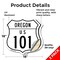 Signmission Oregon Route Marker Shield Sign Us 101, 18 inch X 18 inch, Vinyl Decal, 2PK SHI-D-2PACK-18-427 - alternate 3