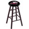 Holland Bar Stool Co Maple Bar Stool, Dark Cherry Finish, Northern Illinois Seat RC30MSDC - alternate 1