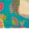 Homeroots 50" X 70" Teal And Pink Floral Cotton Quilted Kantha Throw Blanket with Embroidery 544531 - alternate 4