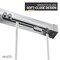Anzzi 76in x 44-48in. Frameless Sliding Shower Door in Brushed Nickel , 3/8in 10mm Tempered Clear Glass SD-AZ21-01BN - alternate 6