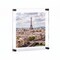 Azar Displays Floating Acrylic Wall Frame, Black Stand Off Caps, 16 inx20 in Graphic Size, 20 inx24 in Overall Size 105522-BLK - alternate 2