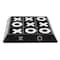 Homeroots Nickel And Dark Wood Tic Tac Toe Game Sculpture 364220 - alternate 3