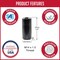 Coyote Wheel Accessories LUG NUTS, Carbon Steel, 2 in, Spline Drive 781148XLBLK - alternate 2