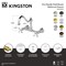 Kingston Brass Double-Handle Wall Mount Bathroom Faucet, Antique Brass KS3243AX - alternate 3