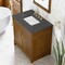 James Martin Vanities Bellshire 36" Single Vanity, Honey Oak w/ 3 CM Parisien Bleu Silestone Top 660-V36-HNO-3PBL - alternate 5