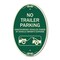 Signmission Parking Restriction Sign No Trailer Parking U, 12 In X 18 In Architectural, Heavy Gauge Aluminum A-OV-G-1218-23371 - alternate 1