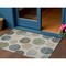 Homeroots 3' X 5' Khaki Fern Green And Teal Blue Geometric Washable Indoor Outdoor Area Rug 630579 - alternate 1