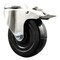 Service Caster 4 Inch 316SS Hard Rubber Wheel Swivel Bolt Hole Caster with Total Lock Brake SCC SCC-SS316BHTTL20S414-HRS - alternate 1