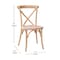 Flash Furniture Advantage Driftwood X-Back Chair X-BACK-DRIFT - alternate 9