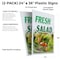 Signmission Fresh Salad, Plastic Signs Only 24 Inch x 36 Inch, Corrugated Plastic, 2PK CSB-2436-2PACK-Fresh Salad - alternate 2