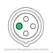 Leviton Pin & Sleeve Connector, 30 A, 250V AC, Three Phase, 3 Pole, IEC Grounding, NEMA 3R, 4X, 6P, 12 430C9WLEVPIA - alternate 4