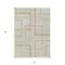 Homeroots 3' X 5' Beige Tan And Taupe Geometric Washable Indoor Outdoor Area Rug 588394 - alternate 4