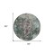 Homeroots 8' Fern Green And Purple Round Damask Washable Indoor Outdoor Area Rug 596383 - alternate 5
