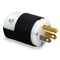 Hubbell Wiring Heavy Duty 2-Pole 3-Wire 15A125V Straight Blade 5-15P Insulgrip White HBL5266C - alternate 2