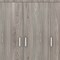 Homeroots Gray Solid and Manufactured Wood Bedroom Set 592874 - alternate 3