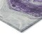 Homeroots 9' X 12' Purple And Silver Abstract Washable Indoor Outdoor Area Rug 618344 - alternate 6