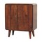 Homeroots 26in Brown Solid Wood Accent Cabinet With Two Doors 654285 - alternate 6
