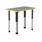 Correll Rectangle 27 in W, 20 in L, 25 in to 35 in H, Particleboard, Gray Granite AD2027TF-REC-15-09-38 - alternate 1