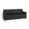 Flash Furniture HERCULES Diplomat Black LeatherSoft Sofa with Clean Line-Stitched Frame and Chrome Legs BT-827-3-BK-CHR-GG - alternate 6