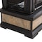 Sunjoy Wood Burning Fireplace, Copper, Steel, with Chimney, Spark Screen, and Poker A304001001 - alternate 5